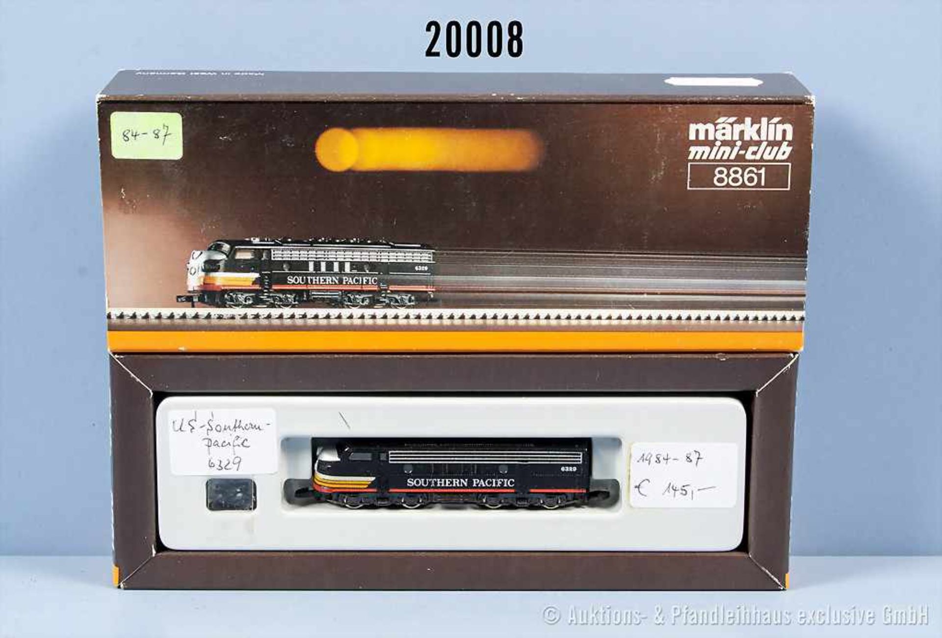 Märklin mini-club Spur Z 8861 Diesellok A-Unit der "-Southern Pacific", BN 6329, Zustand 1-2, in