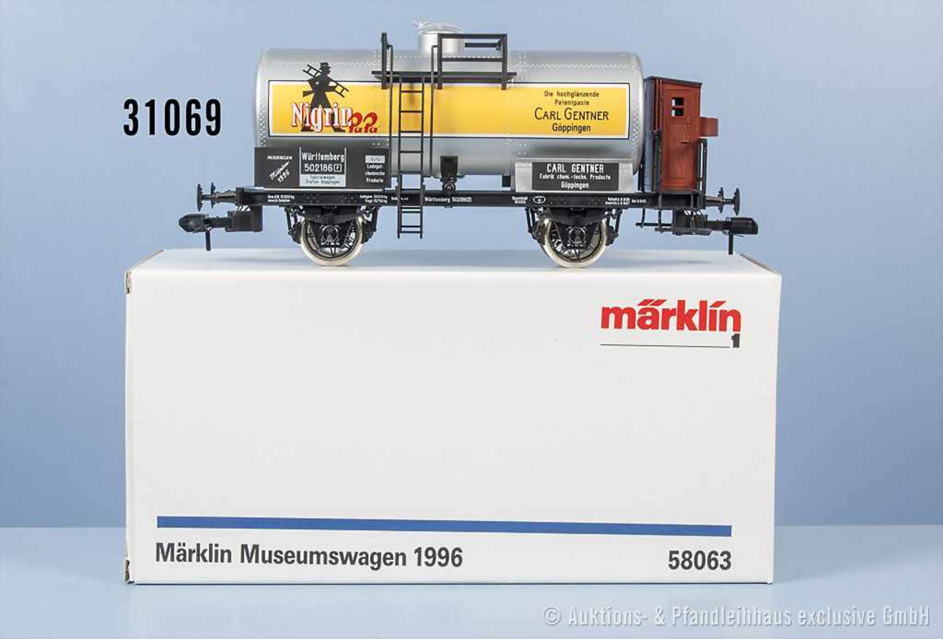 Märklin "die neue 1" 58063 Museumswagen von 1996, Zustand 1, in OVP- - -19.00 % buyer's premium on