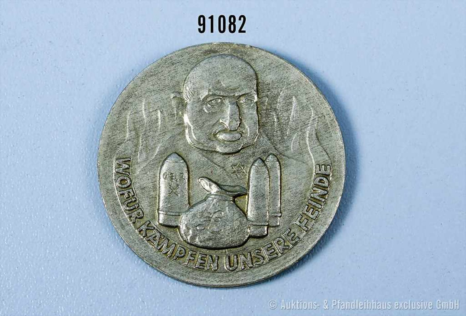3. Reich, Zinkmedaille "Medaille 1939 - Deutschland kämpft für den Frieden gegen den Schandvertrag - Bild 2 aus 2