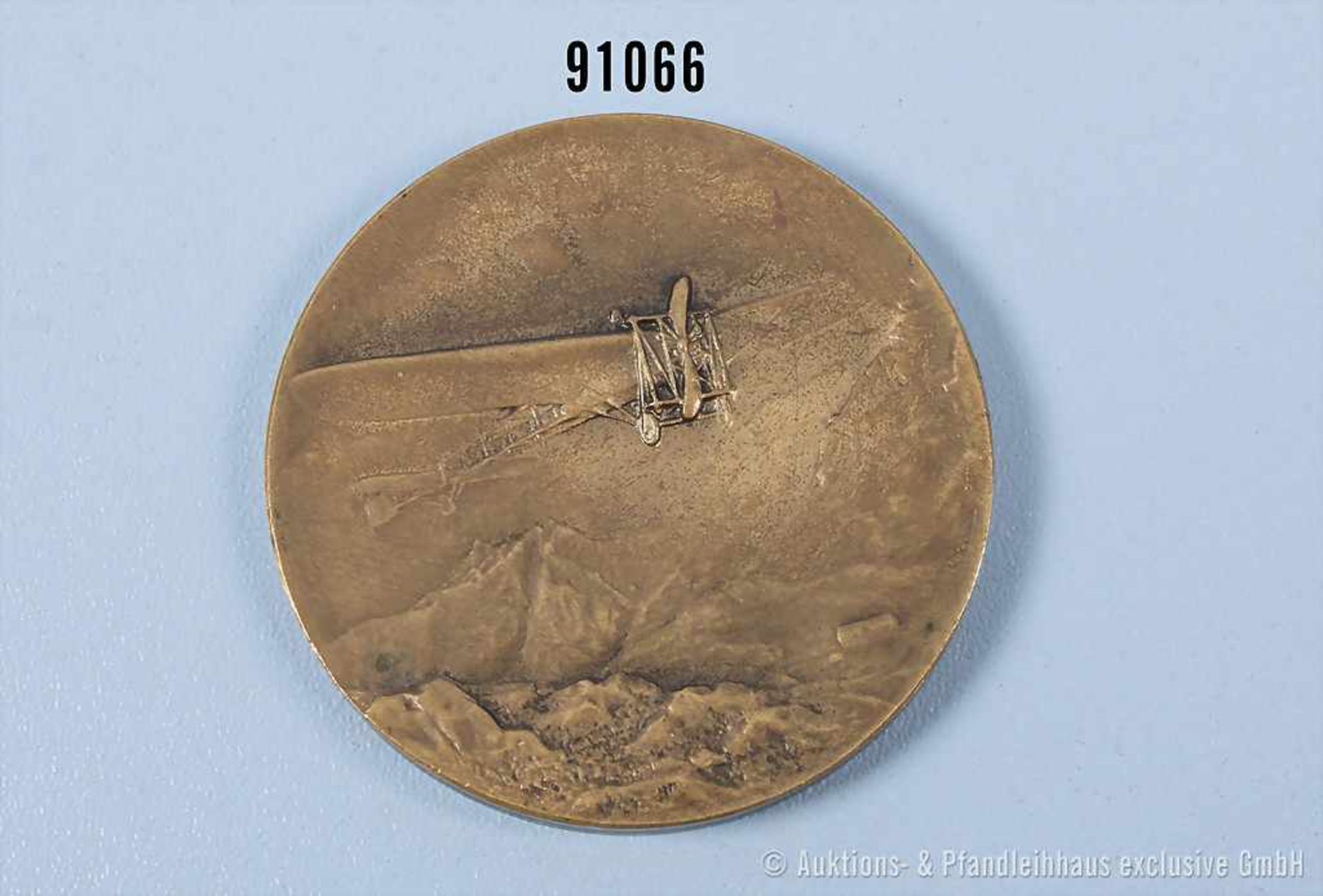 Deutsches Kaiserreich, Bronzemedaille "II. Deutscher Zuverlässigkeitsflug am Oberrhein, 12. - 22. - Bild 2 aus 2