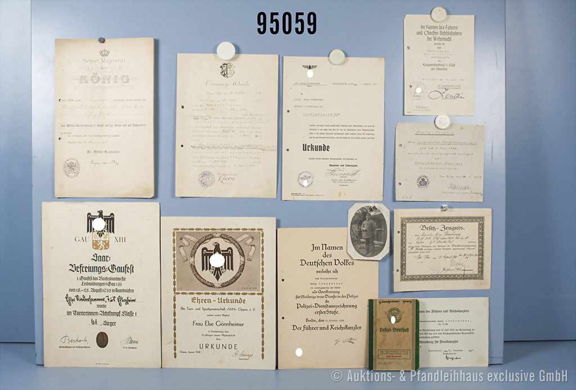 Dokumentennachlass eines Sergeanten im 1. Bayerischen Fuß-Artillerie-Regiment und späteren Meister