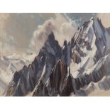 Marcel WIBAULT (1905-1998) - Arête de Peterey, Aiguille noire, aiguille blanche[...]