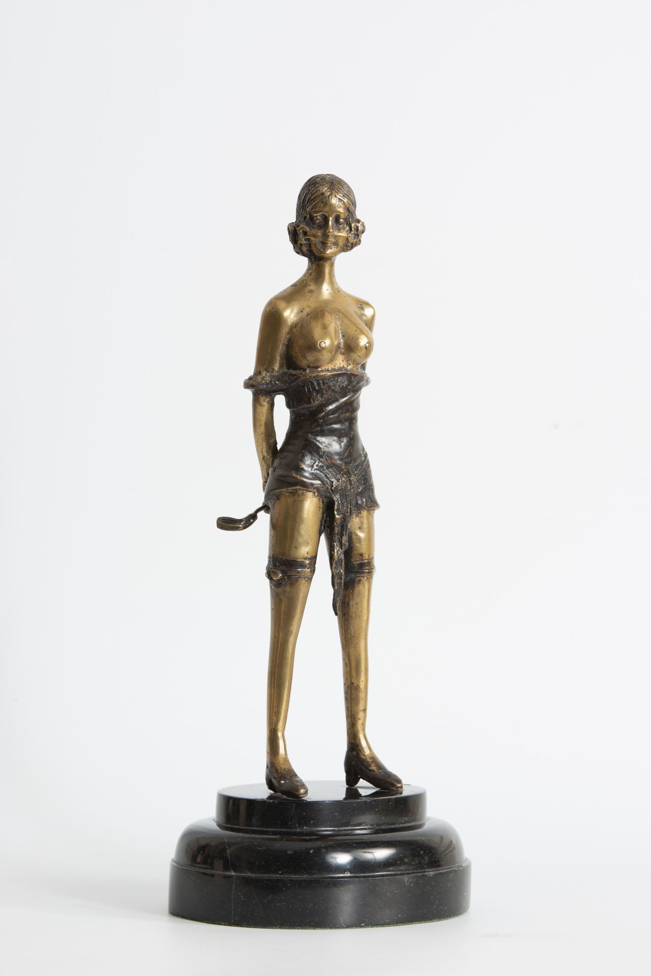 Ferdinand PREISS (D'après) L'écuyère - Bronze patiné - Signé - Socle marbre [...]