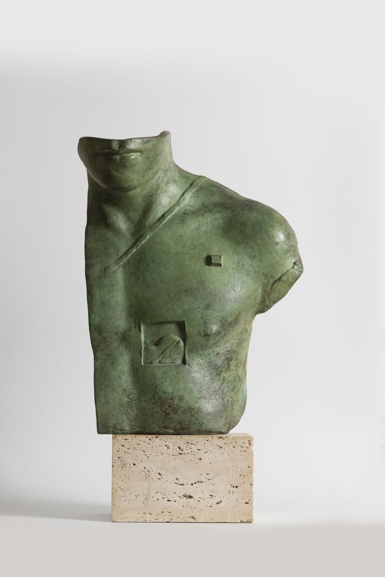 Igor MITORAJ (1944-2014) - Aesclepios - Bronze à patine verte numérotée et signée [...]