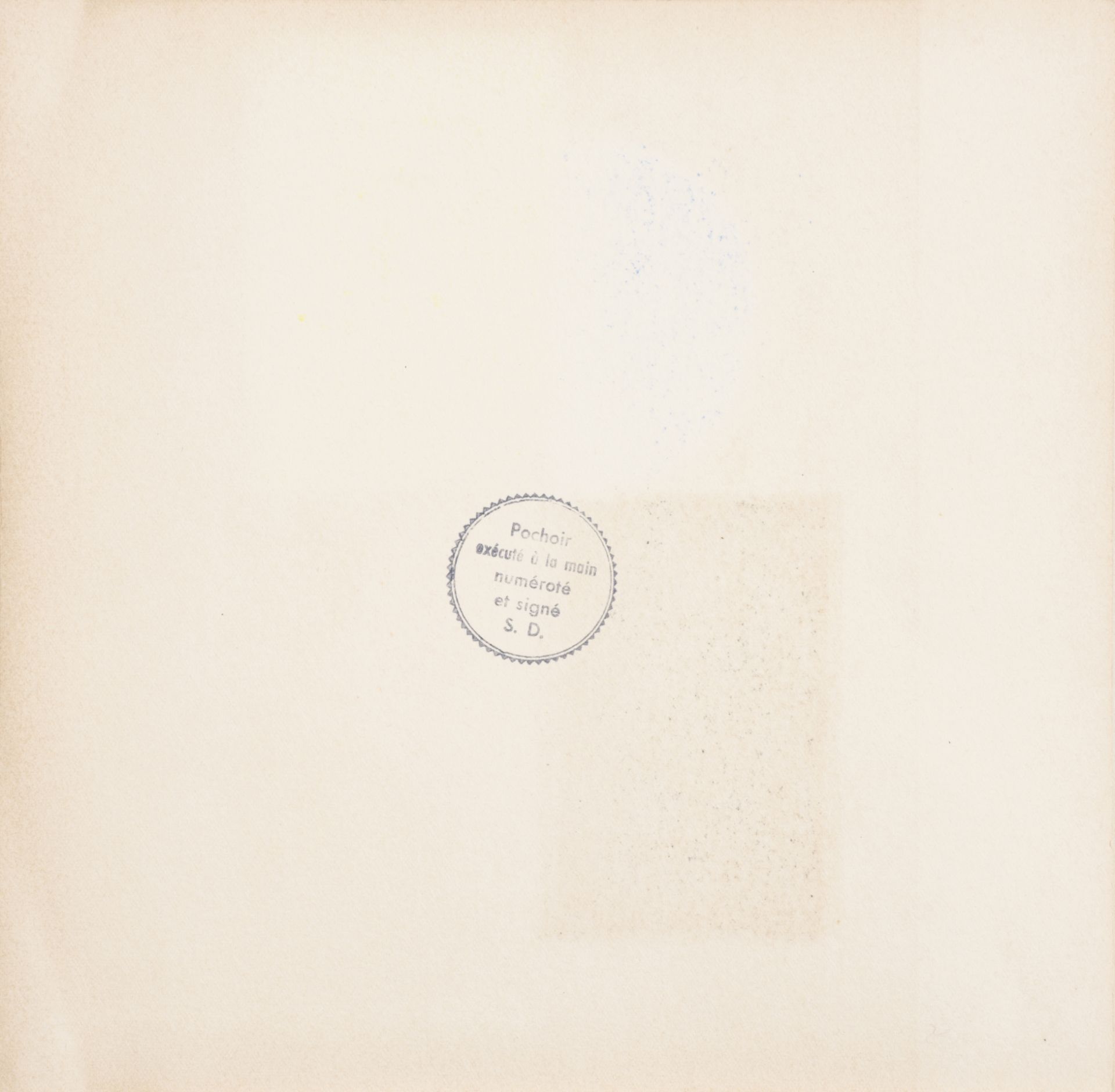 Sonia DELAUNAY (1885-1979) - Composition - Pochoir - Numéroté 74/150 en bas à [...] - Bild 2 aus 2