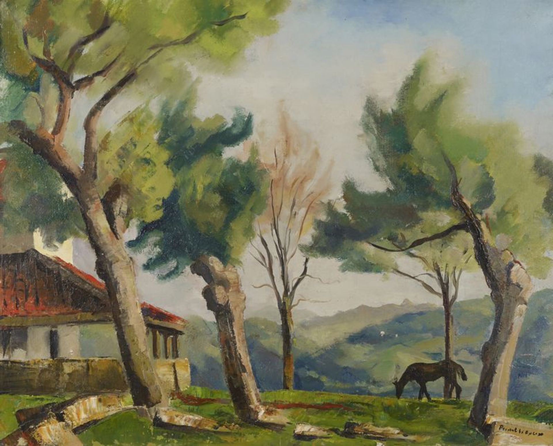 Charles PICART LE DOUX (1881-1969) - Paysage - Huile sur toile signée en bas à [...] - Bild 4 aus 4