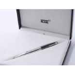 MONTBLANC ''MEISTERSTÜCK SOLITAIRE'' Stylo à bille en argent 800 millièmes, le [...]