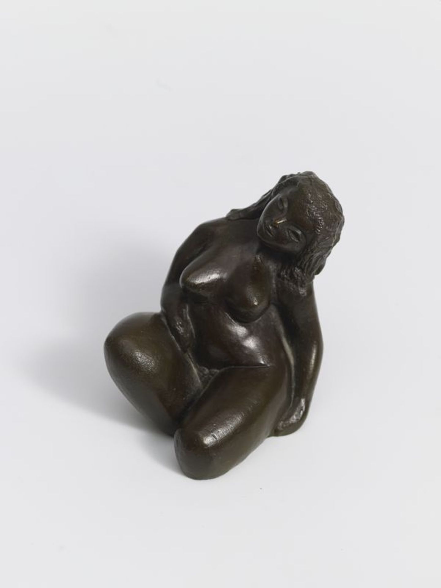 Jean LEMONNIER (1950 ) - Dormeuse - Bronze signé et numéroté EA 1/4 - H. 9,5 cm - [...]