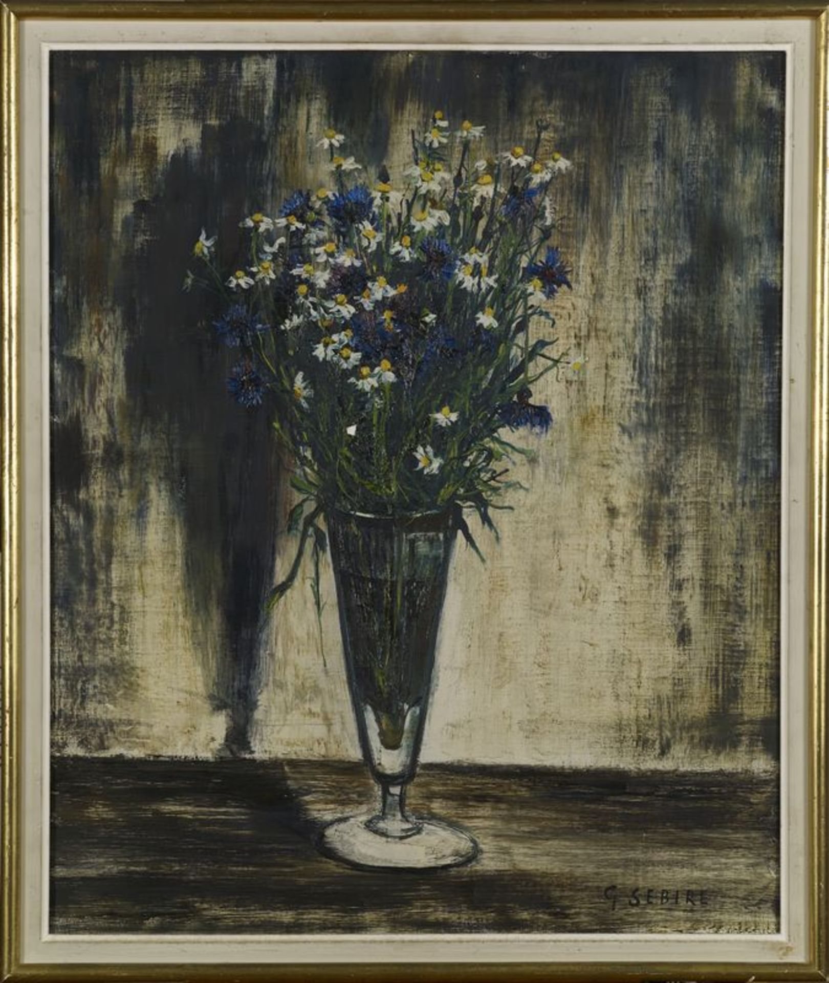 Gaston SEBIRE (1920- 2001) - Vase de fleurs - Huile sur toile signée en bas à [...]
