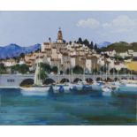 André TORRE (1929-1999) - Menton - Huile sur toile signée en bas à droite - 46 x [...]