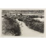 Pierre COURTOIS (1936) - Les Marais de Pen An Toul (Morbihan) - Eau forte signée en [...]