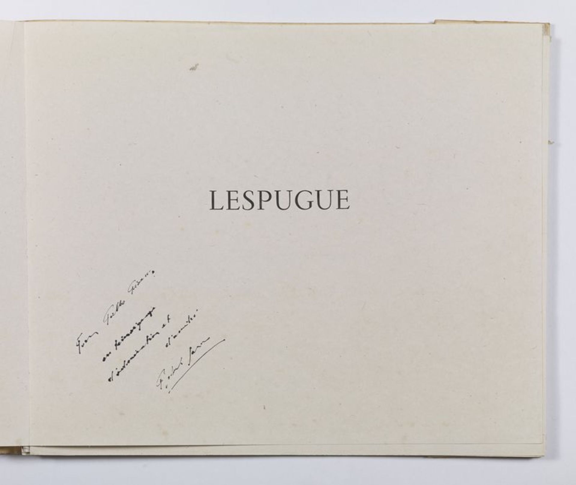 Jean FAUTRIER (1898-1964) - Lespugue - Robert Ganzo avec 11 lithographies originales [...] - Bild 2 aus 5