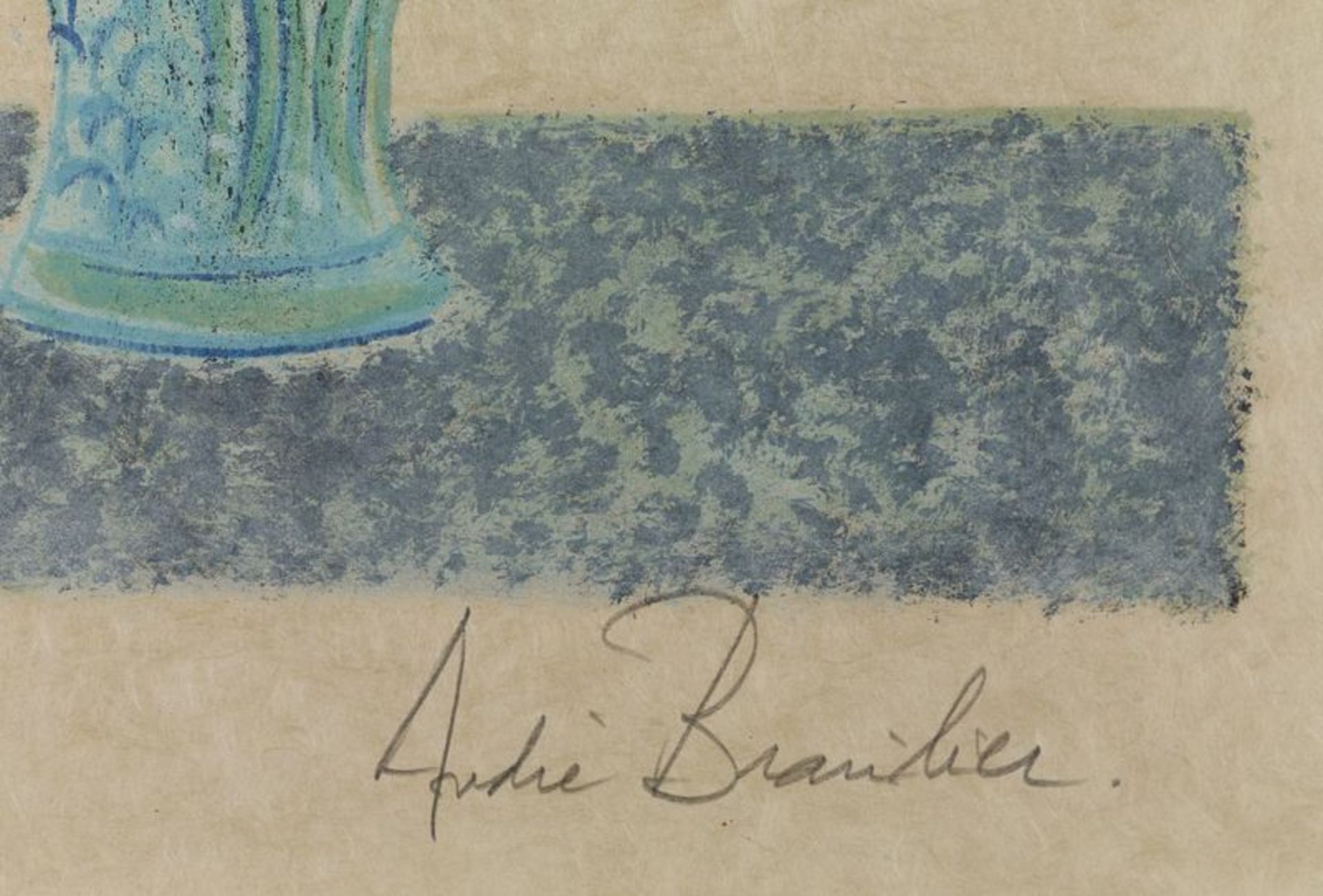 André BRASILIER (1929) - Le Bouquet Royal, lithographie en couleurs signé et [...] - Bild 2 aus 2