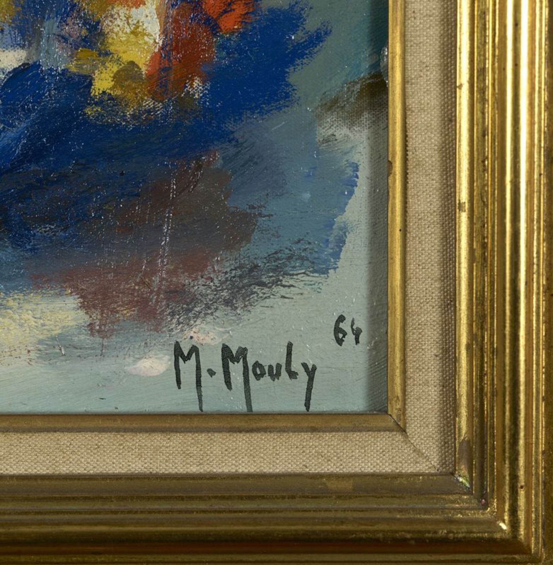 Marcel MOULY (1918-2008) - Le Lac, 1964 - Huile sur toile signée en bas à droite et [...] - Bild 3 aus 4