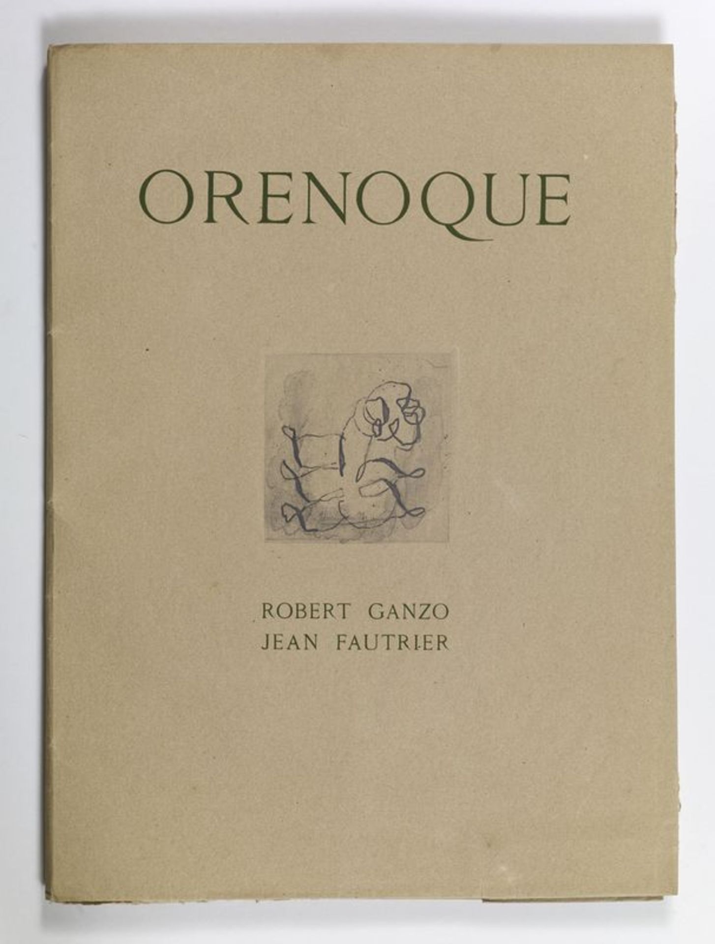 Jean FAUTRIER (1898-1964) - Orénoque - Robert Ganzo, illustré de 11 eau fortes par [...]