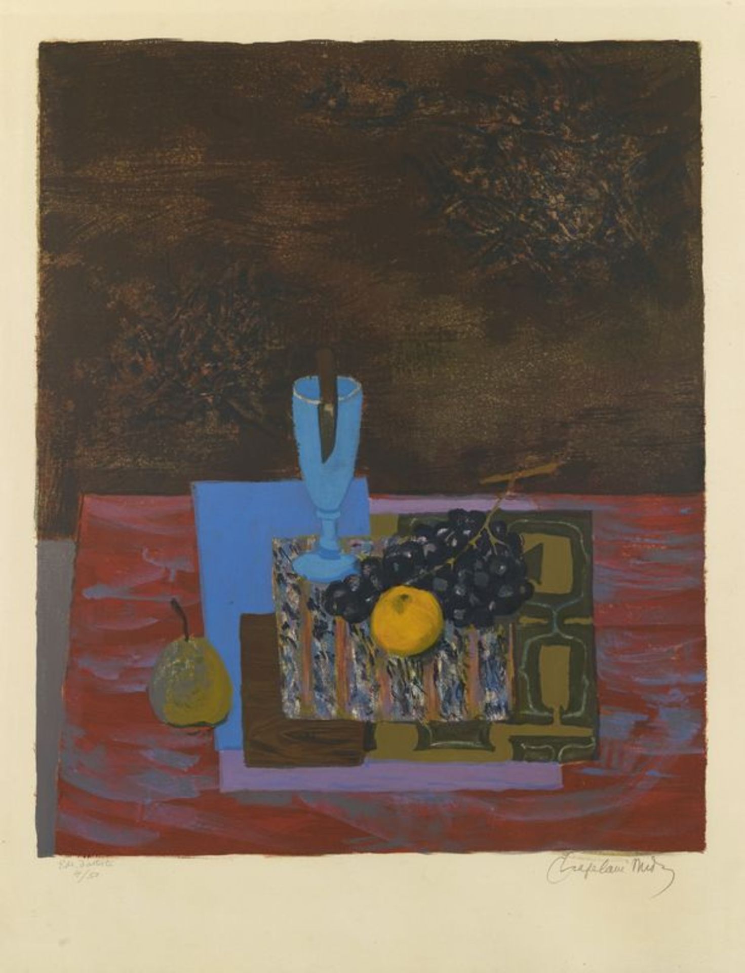 Roger CHAPELAIN MIDY (1904-1992) - Nature morte - Lithographie signée au crayon en [...]