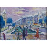 Jean Claude PICOT (1933) - Quai des Orfèvres - Huile sur toile signée en bas à [...]