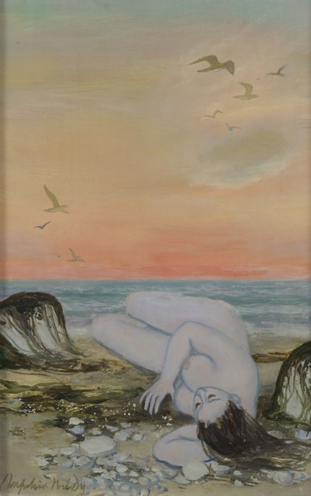Roger CHAPELAIN MIDY (1904-1992) - L'Ondine - Huile sur toile signée en bas à [...]