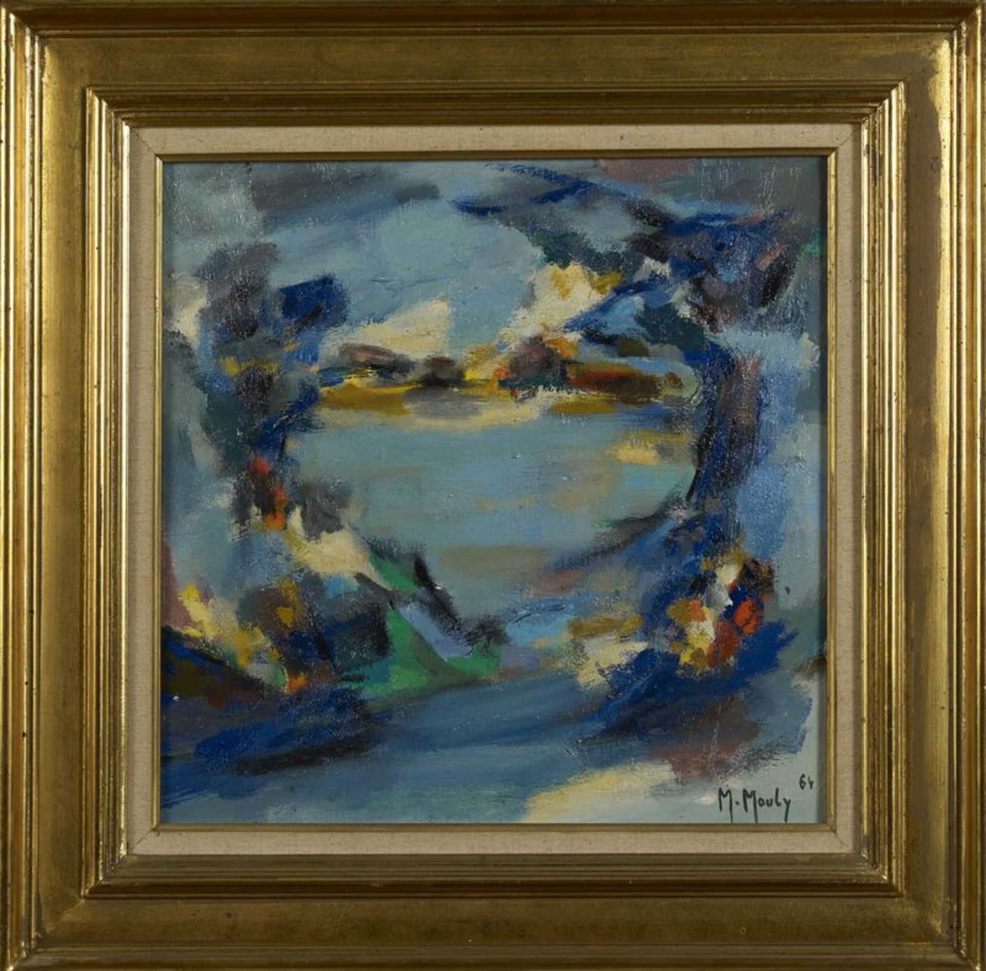 Marcel MOULY (1918-2008) - Le Lac, 1964 - Huile sur toile signée en bas à droite et [...] - Bild 2 aus 4