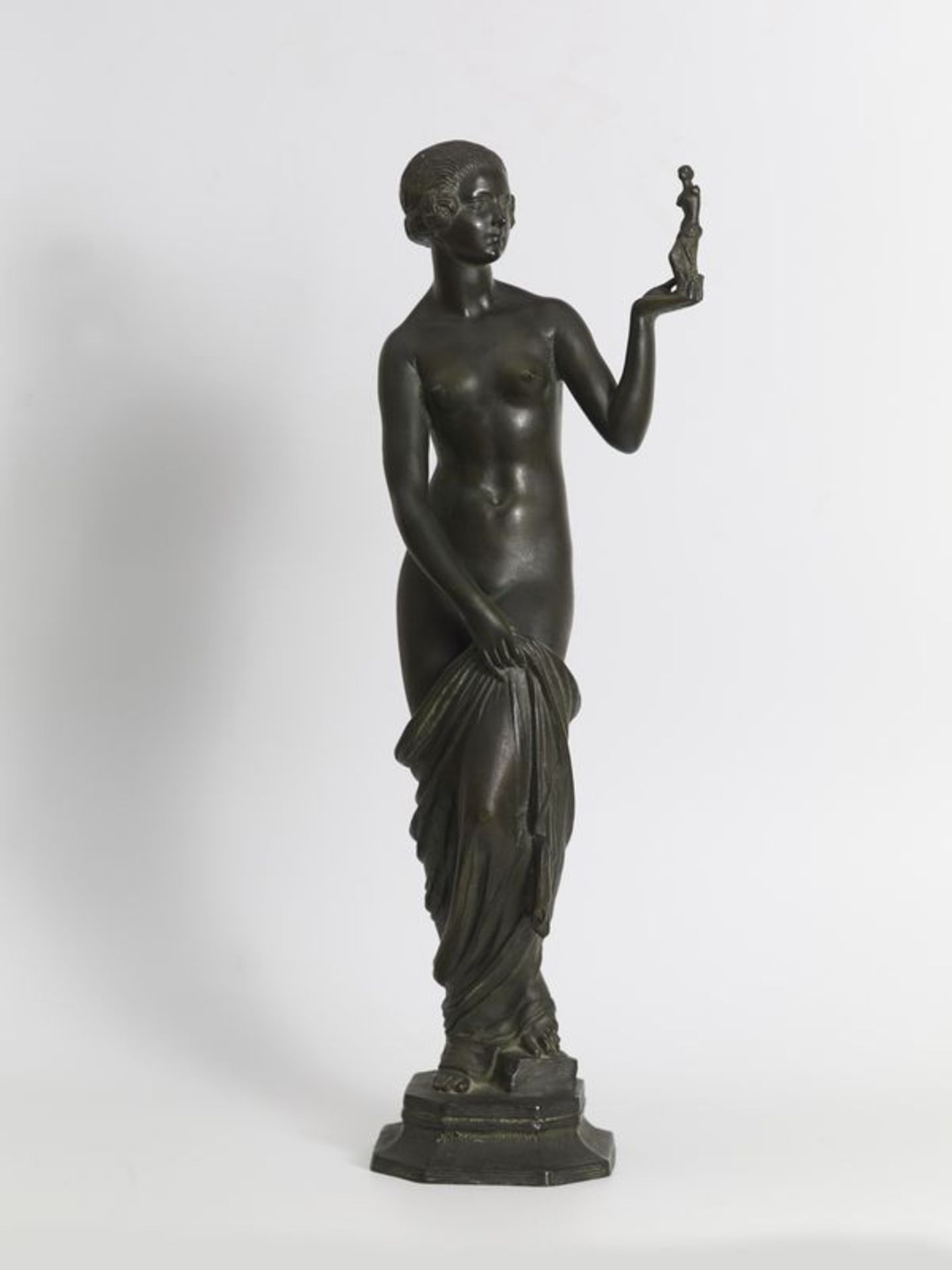 Joseph Emmanuel CORMIER (1869-1950) - Jeune femme dénudée - Bronze - Fonte Susse [...]