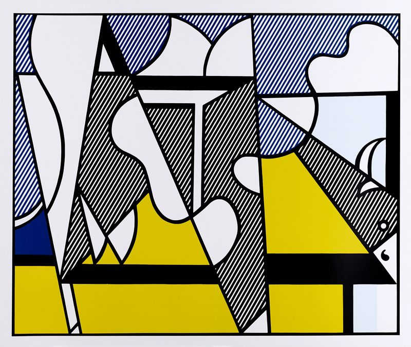 Roy LICHTENSTEIN (1923-1997) - D'après - Cows going abstract, 1980, 3 offset en [...] - Image 3 of 3
