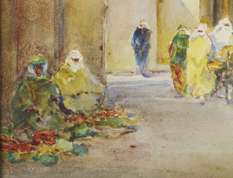 Isidore ROSENSTOCK (1880-1956) - Village oriental - Aquarelle signée en bas à [...] - Image 4 of 4