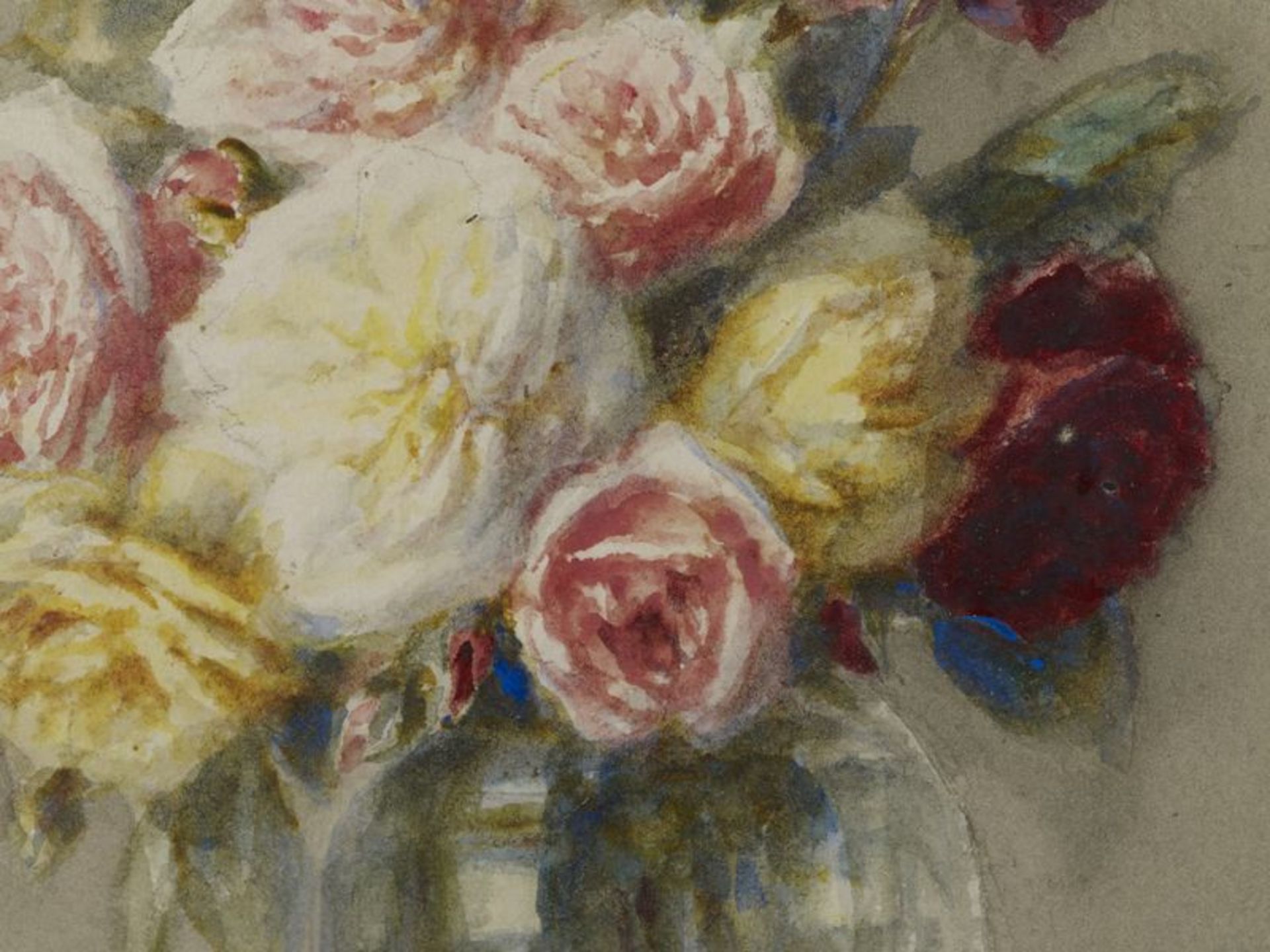 Isidore ROSENSTOCK (1880-1956) - Vase de fleurs - Aquarelle signée en bas à [...] - Bild 4 aus 4