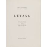 ZAO Wou-Ki (1920 - 2013) - L'étang - Huit gravures illustrant un poème de Jean [...]