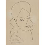 Henri MATISSE (1869-1954) - Portrait supposé de Simone Signoret dans le rôle de [...]