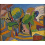 André LHOTE (1885-1962) - Paysage - Huile sur toile signée en haut à gauche - 37 x [...]