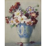 Isidore ROSENSTOCK (1880-1956) - Bouquet de fleurs - Aquarelle signée en bas à [...]