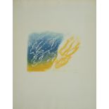 Jean FAUTRIER (1898-1964) - L'Orage - Aquatinte en couleurs sur Vergé d'Auvergne [...]