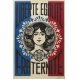 Shepard FAIREY dit OBEY (1970) - Liberté, égalité, fraternité- Affiche [...]