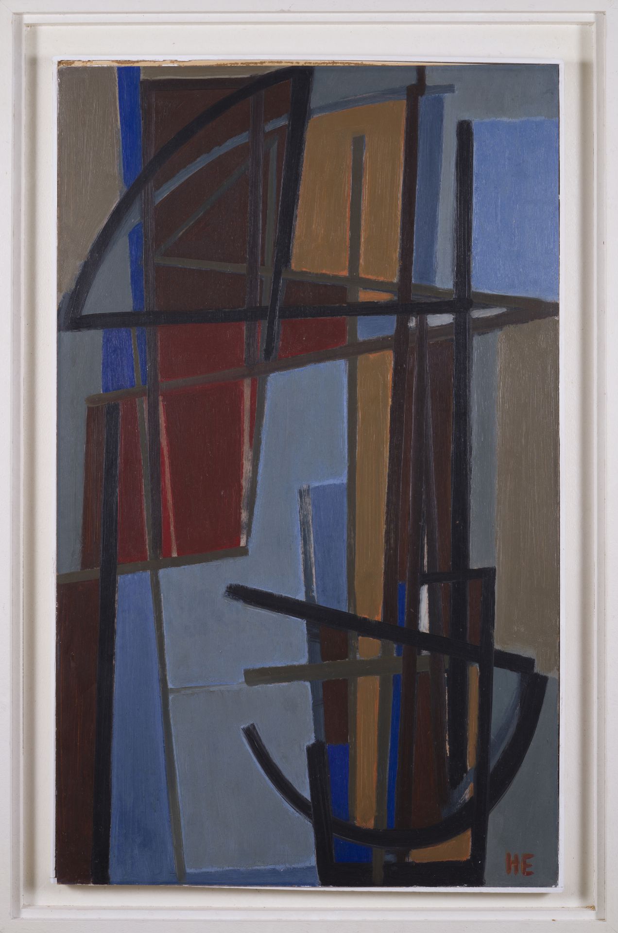 Helge ERNST (1916-1991) - Composition - Huile sur panneau - Monogrammée "HE" en bas [...] - Bild 2 aus 5