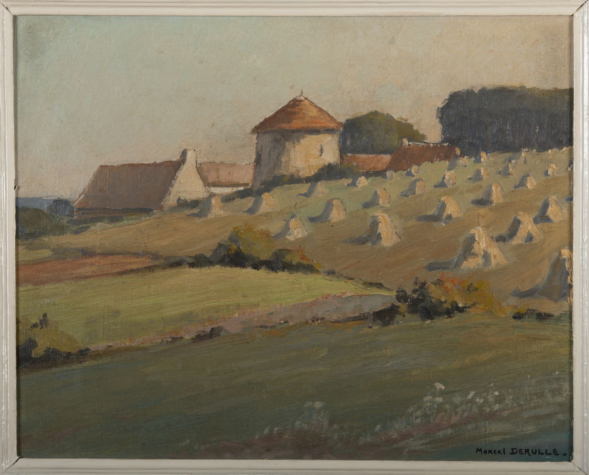 Marcel DERULLE(1902-1981) - Les meules - Huile sur toile signée en bas à droite - [...] - Bild 2 aus 2