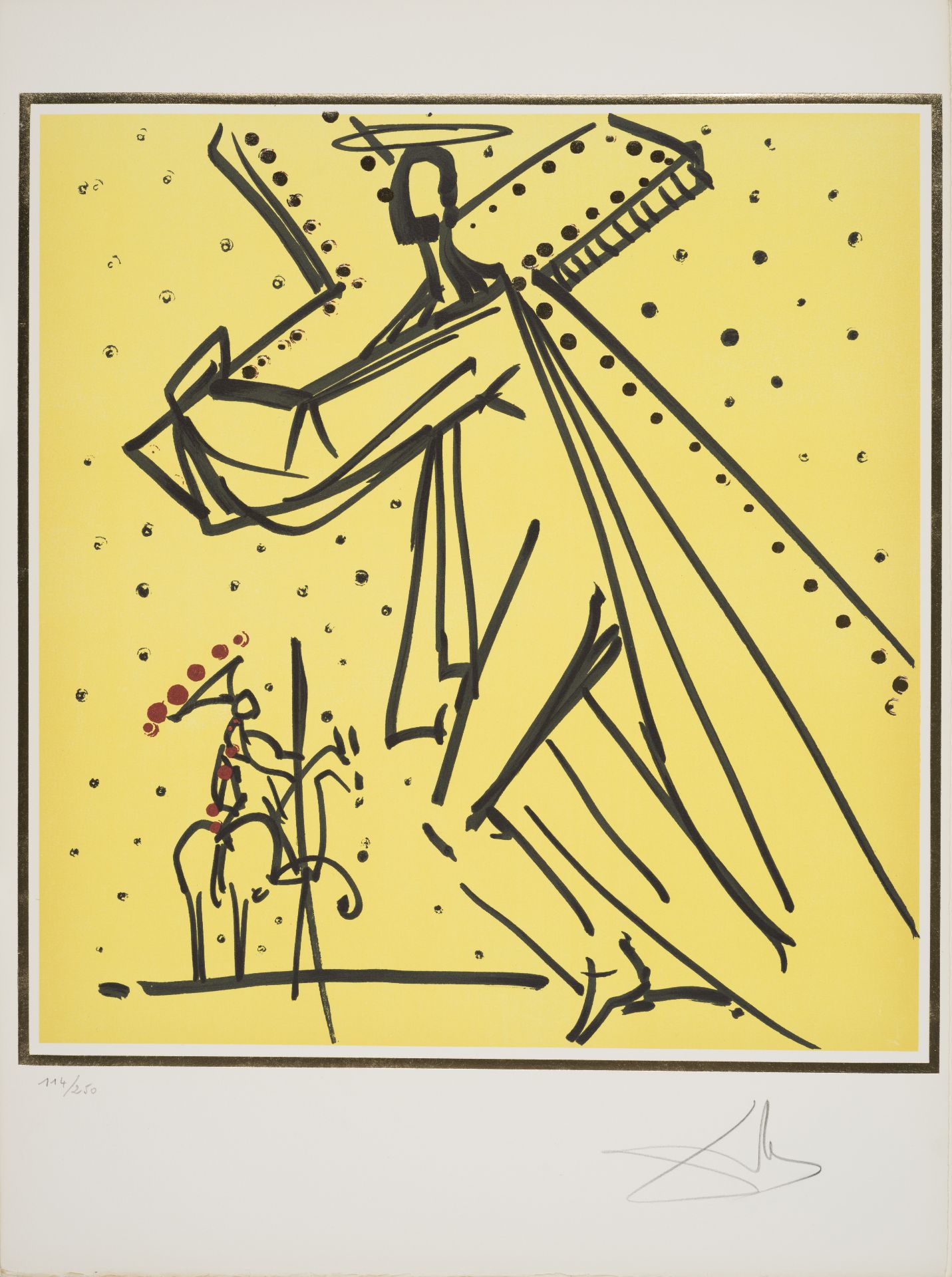 Salvador DALI (1904-1989) Les Apôtres - Douze lithographies contresignées au crayon [...] - Bild 7 aus 12
