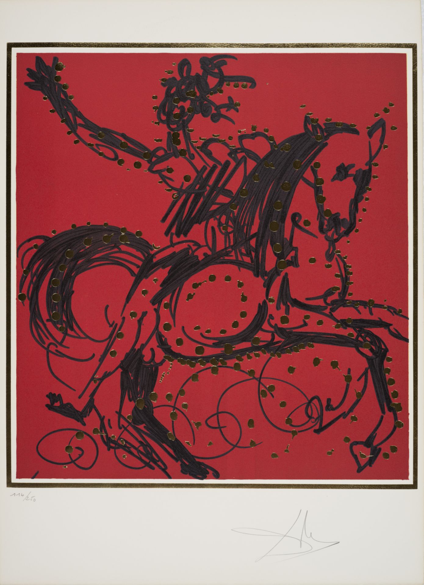 Salvador DALI (1904-1989) Les Apôtres - Douze lithographies contresignées au crayon [...] - Bild 3 aus 12