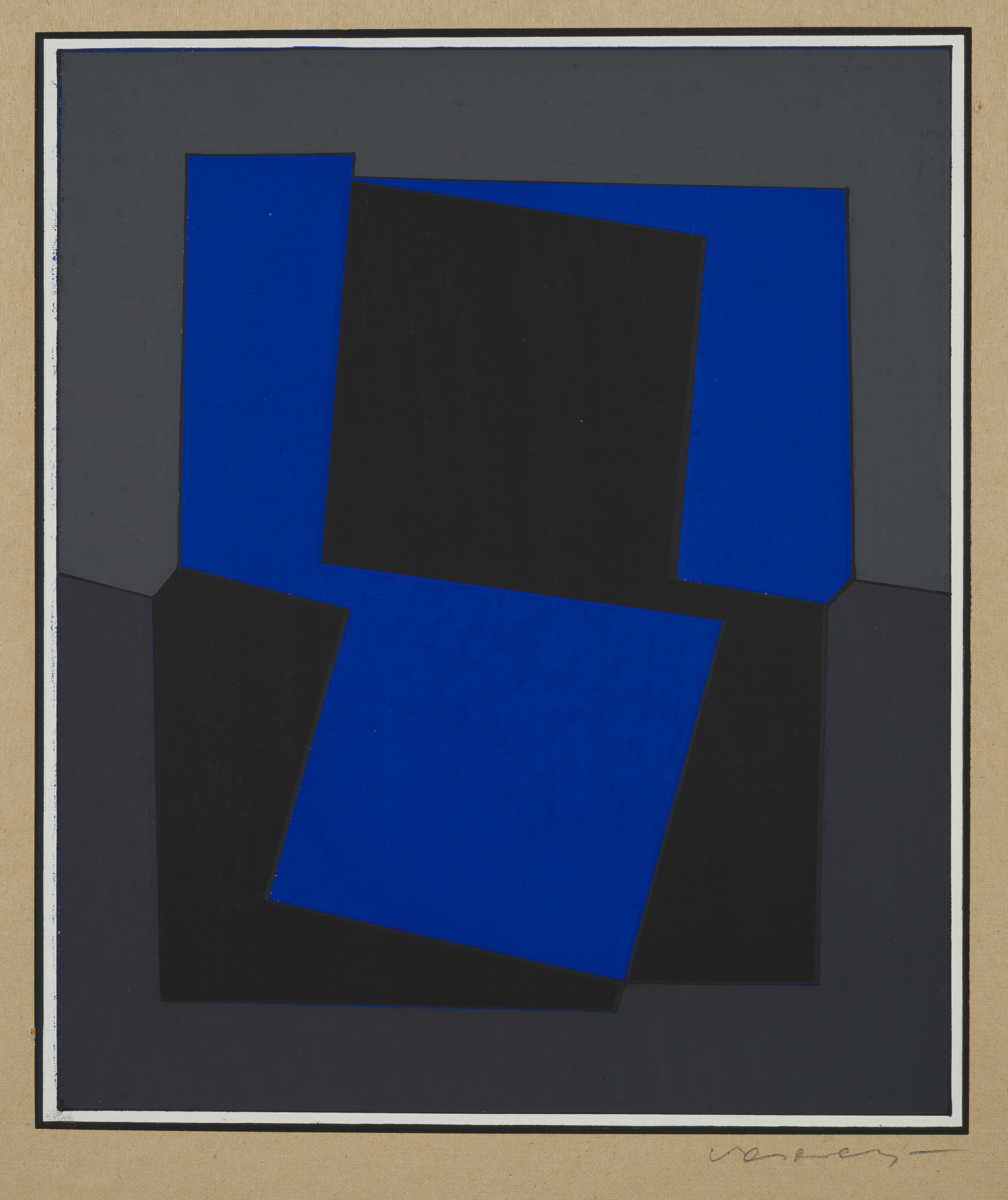 Victor VASARELY (1906-1997) - Composition, - Serigraphie signée en bas à droite - [...]