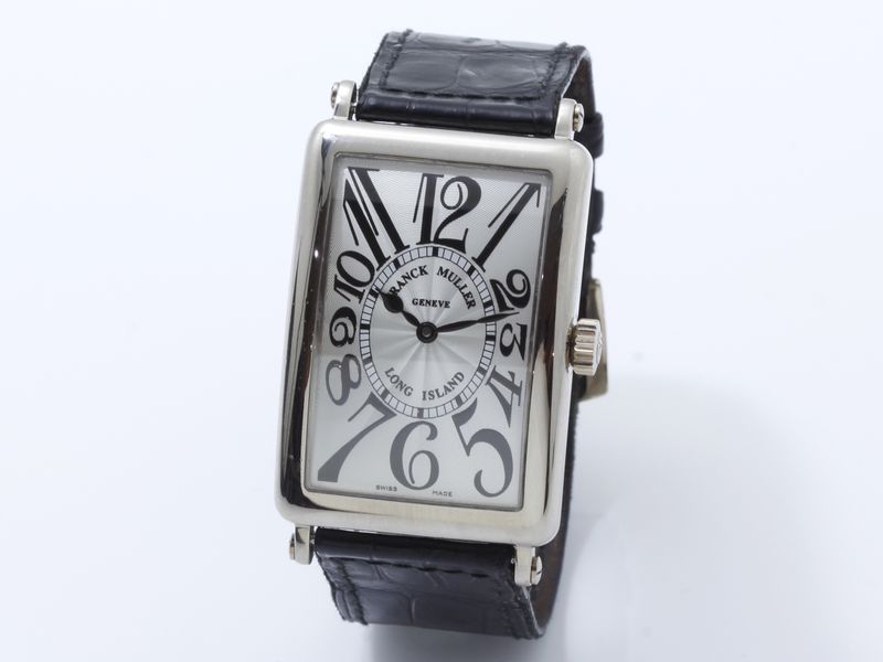 FRANCK MULLER ''LONG ISLAND N° 868'' Montre bracelet d'homme en or gris 750 [...]