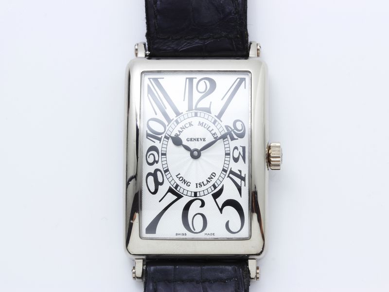 FRANCK MULLER ''LONG ISLAND N° 868'' Montre bracelet d'homme en or gris 750 [...] - Image 2 of 6