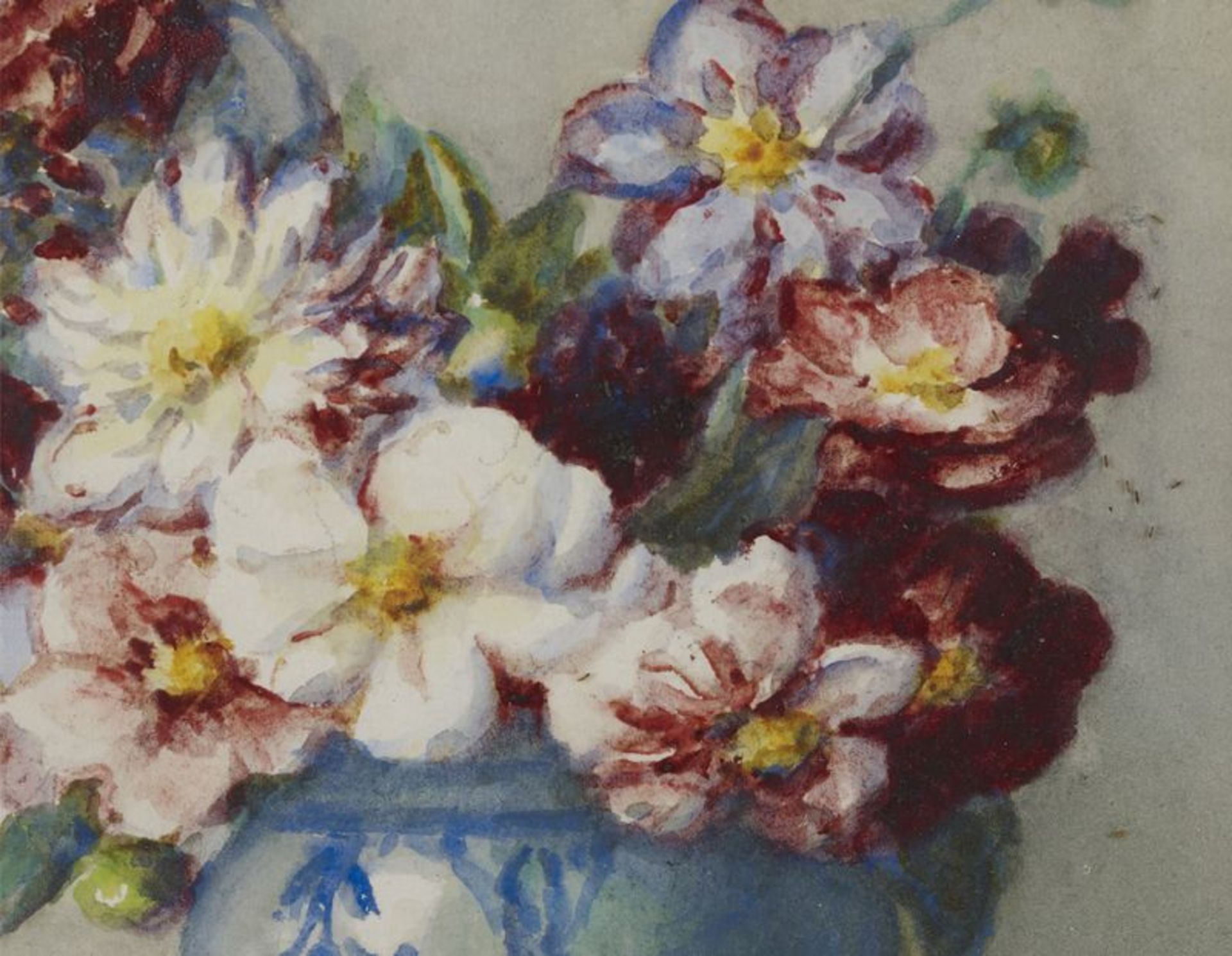 Isidore ROSENSTOCK (1880-1956) - Bouquet de fleurs - Aquarelle signée en bas à [...] - Bild 4 aus 4