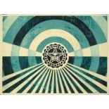 Shepard FAIREY (1960) - Tunnel vision Blue, 2018 - Sérigraphie signée et numéroté [...]