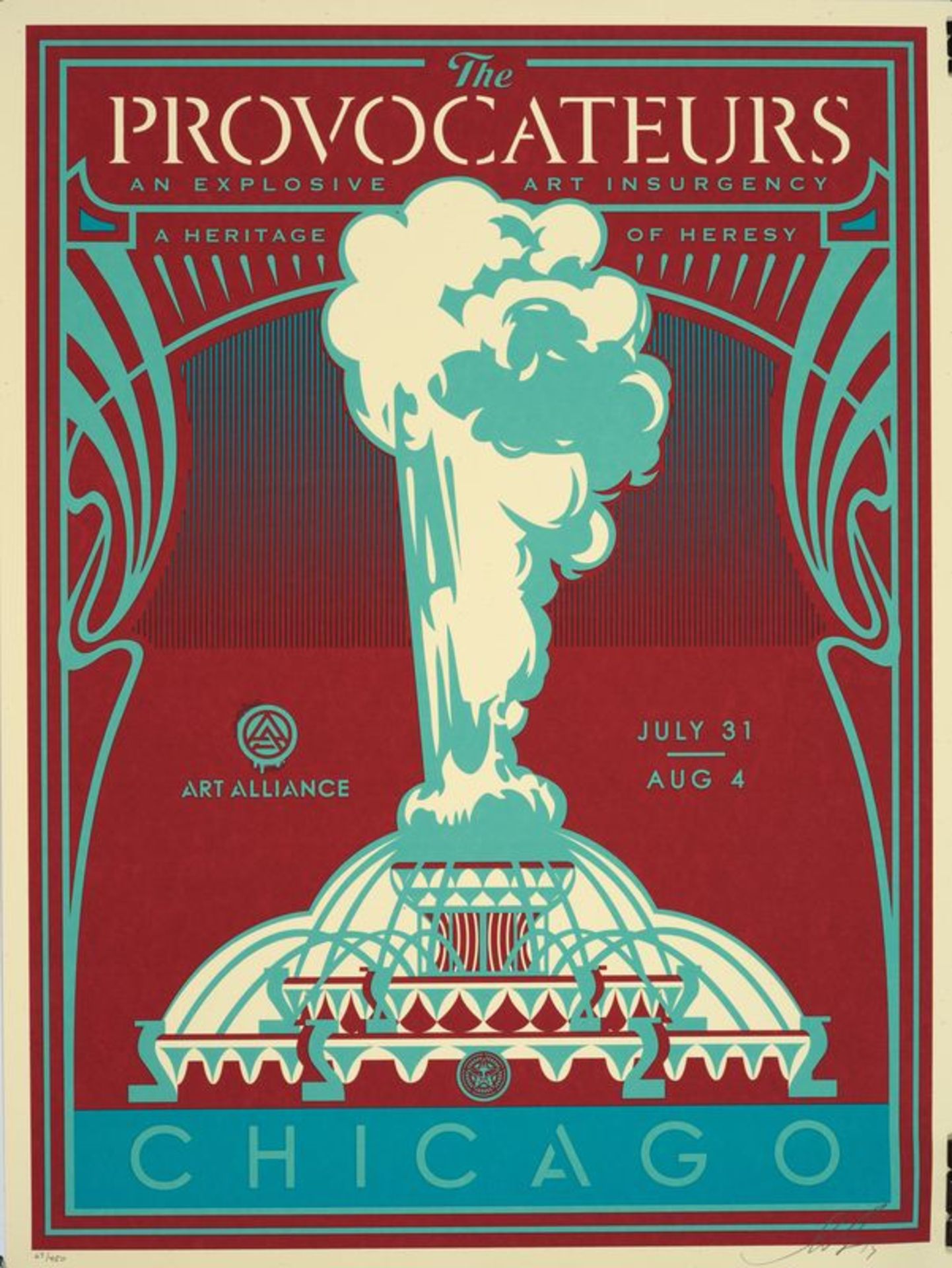 Shepard FAIREY (1960) - Endless Power Art Print Provocateurs, 2019 - Sérigraphie [...]