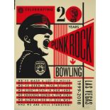 Shepard FAIREY (1960) - Punk Rock Bowling - Sérigraphie signée et numérotée [...]