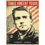 Shepard FAIREY (1960) - Tomas Vincent Young, 2017 - Sérigraphie signée en bas à [...]