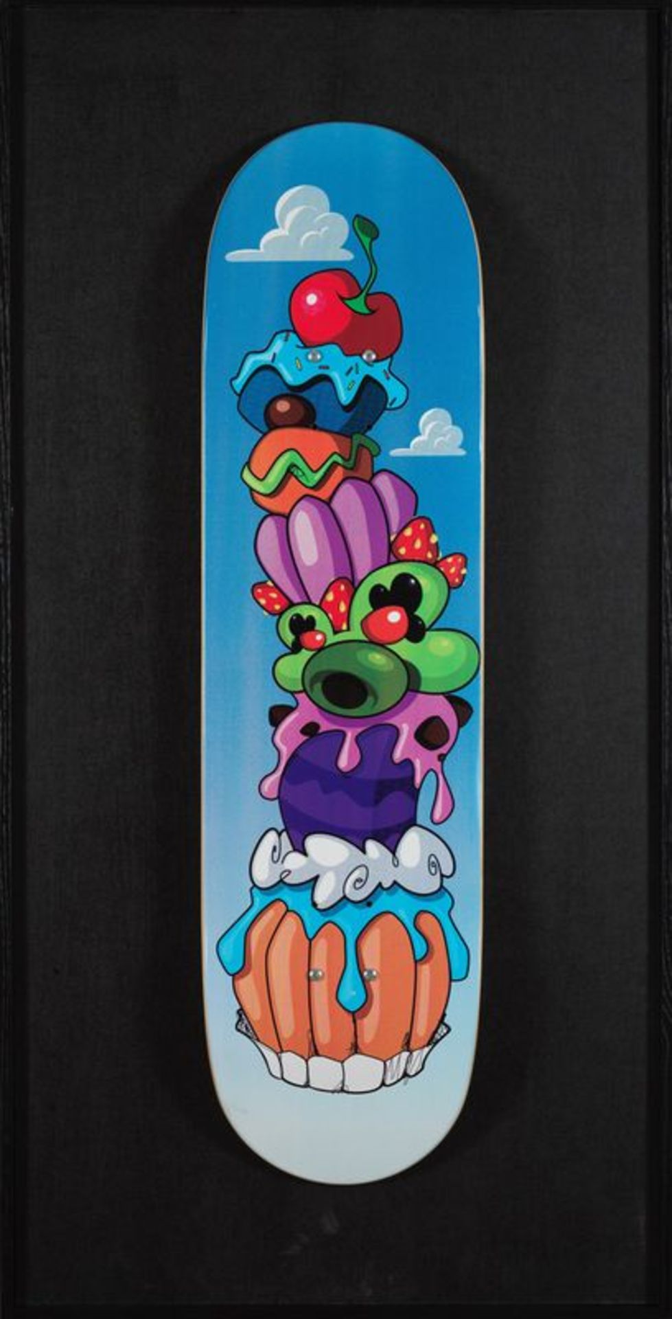 GUM (1976)- Space cake - Impression sur skateboard - Numéroté 22/30 daté 2018, [...]