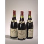 3 bouteilles - Vougeot 1er cru 1988, Les Cras, Grivelet Père et Fils - - 3 bottles [...]