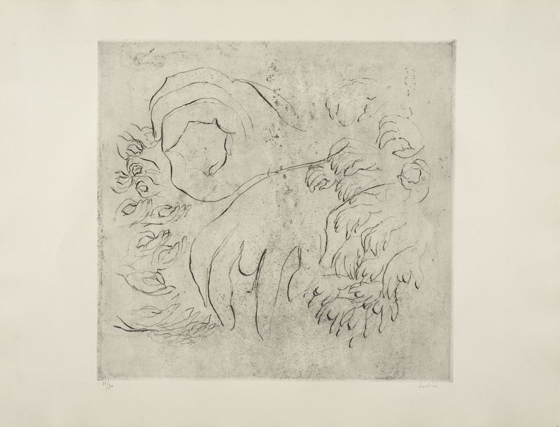 Jean FAUTRIER (1898-1964) - Etude de mains - Heliogravure eau forte et aquatinte sur [...]