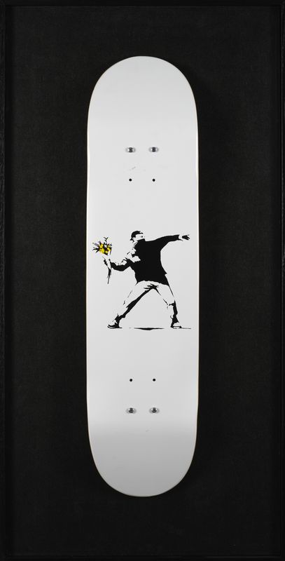 BANKSY (1974) et Brandalism - Skate Flower Bomber, 2016 - Sérigraphie sur planche [...]