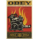 Shepard FAIREY dit OBEY (1970) - Print and destroy - lithographie signée en bas à [...]